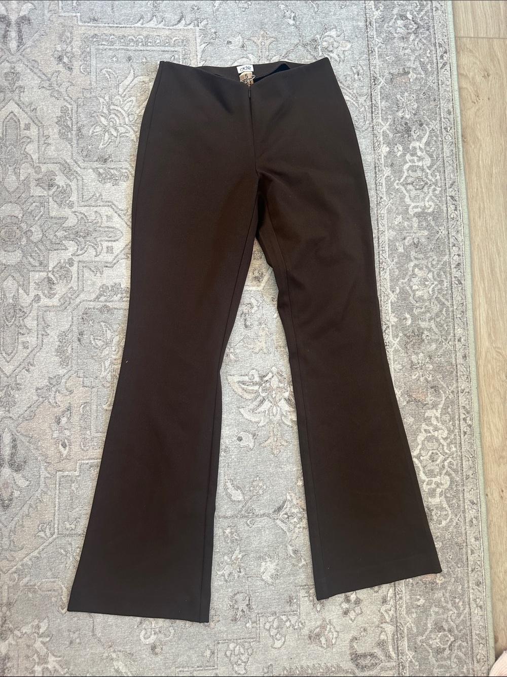 Cache Brown Flared Trousers